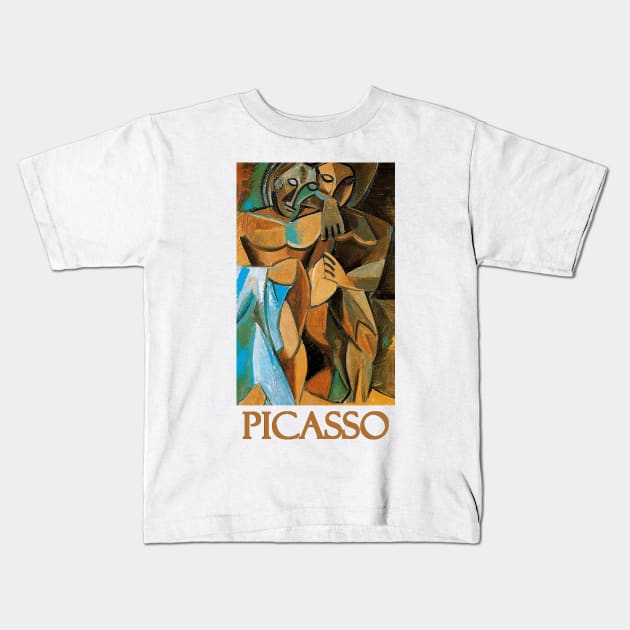 Friendship (1908) by Pablo Picasso Kids T-Shirt by Naves